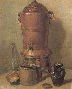 Jean Baptiste Simeon Chardin Copper water tank oil painting on canvas